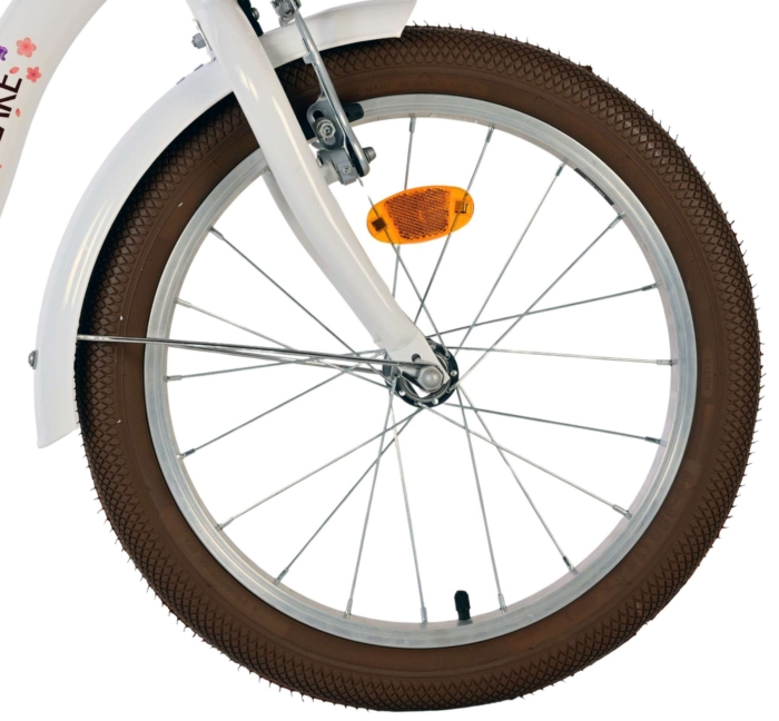 Volare Blossom Kinderfiets - Meisjes - 18 inch - Wit - Afbeelding 3