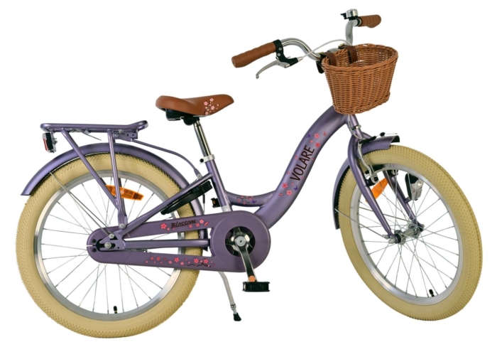 Volare Blossom Kinderfiets - Meisjes - 20 inch - Paars - Afbeelding 10
