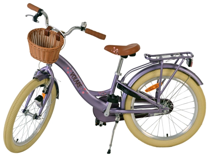 Volare Blossom Kinderfiets - Meisjes - 20 inch - Paars - Afbeelding 8