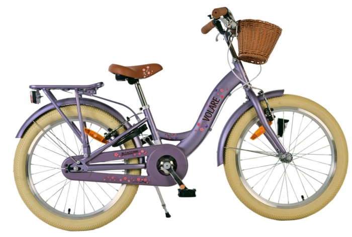 Volare Blossom Kinderfiets - Meisjes - 20 inch - Paars - Twee handremmen - Afbeelding 10