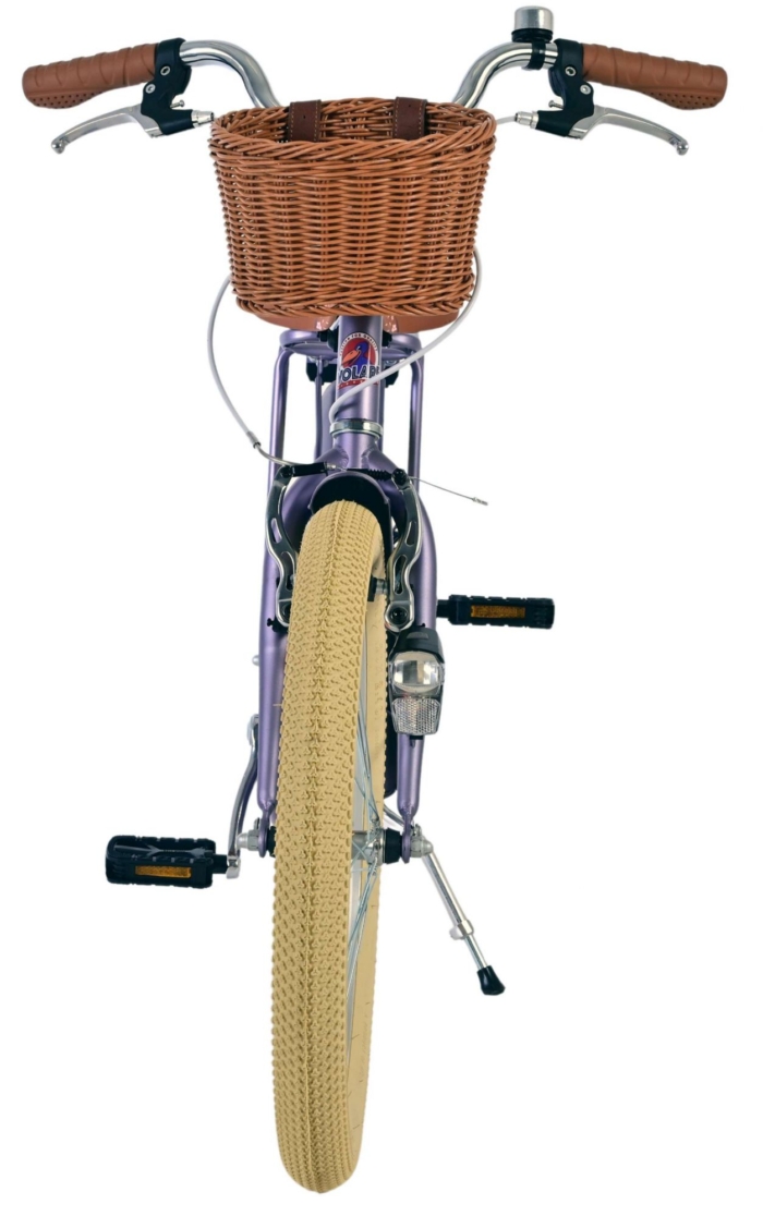 Volare Blossom Kinderfiets - Meisjes - 20 inch - Paars - Twee handremmen - Afbeelding 6