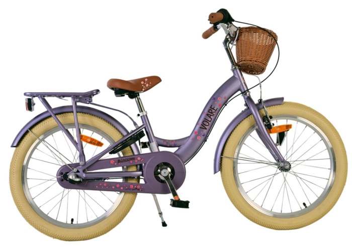Volare Blossom Kinderfiets - Meisjes - 20 inch - Paars - Nexus 3 versnellingen - Afbeelding 11