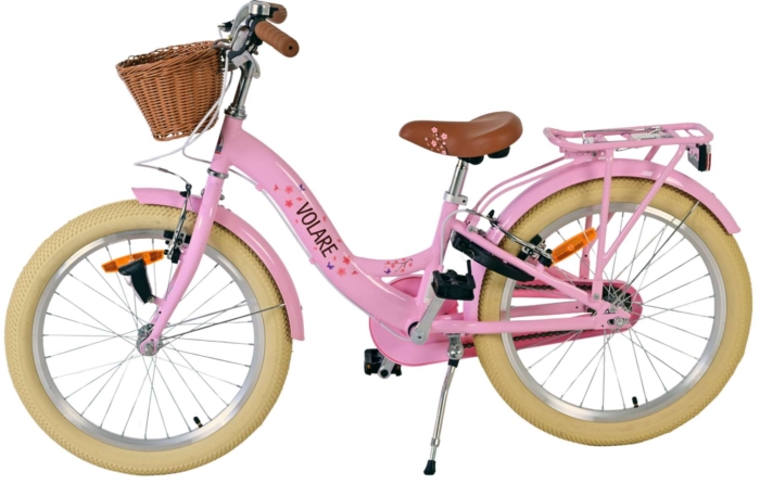 Volare Blossom Kinderfiets - Meisjes - 20 inch - Roze - Twee handremmen - Afbeelding 8