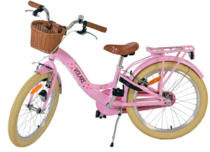 Volare Blossom Kinderfiets - Meisjes - 20 inch - Roze - Twee handremmen - Afbeelding 9