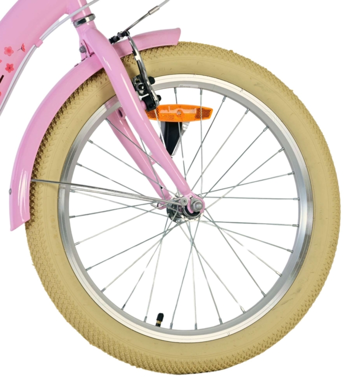 Volare Blossom Kinderfiets - Meisjes - 20 inch - Roze - Twee handremmen - Afbeelding 4