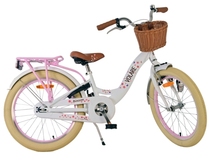 Volare Blossom Kinderfiets - Meisjes - 20 inch - Wit - Afbeelding 10