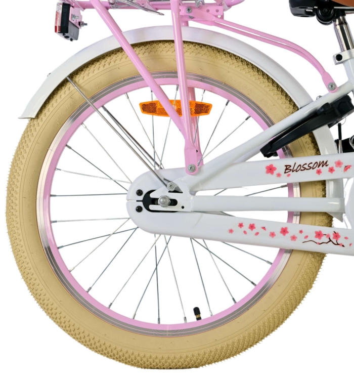 Volare Blossom Kinderfiets - Meisjes - 20 inch - Wit - Afbeelding 2