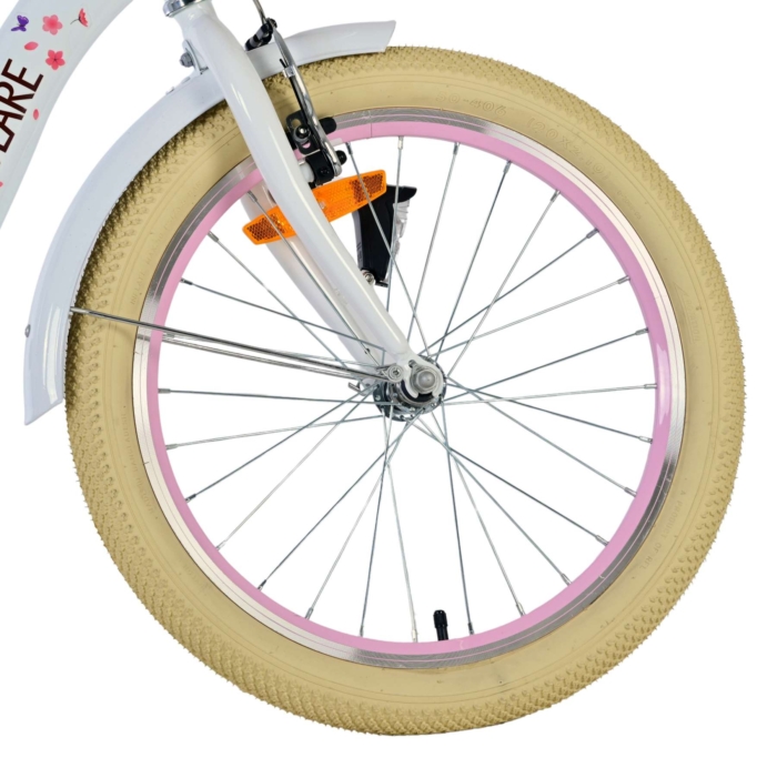 Volare Blossom Kinderfiets - Meisjes - 20 inch - Wit - Afbeelding 3