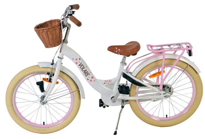 Volare Blossom Kinderfiets - Meisjes - 20 inch - Wit - Afbeelding 7