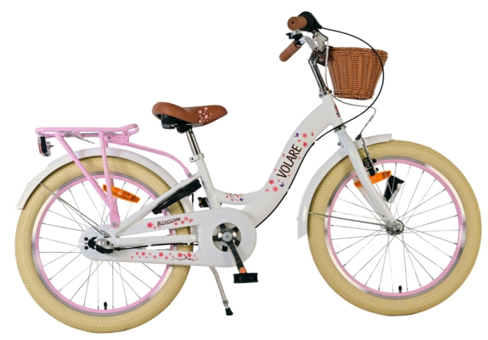 Volare Blossom Kinderfiets - Meisjes - 20 inch - Wit - Nexus 3 versnellingen - Afbeelding 11