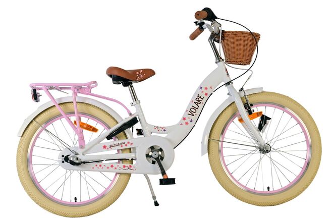 Volare Blossom Kinderfiets - Meisjes - 20 inch - Wit - Nexus 3 versnellingen