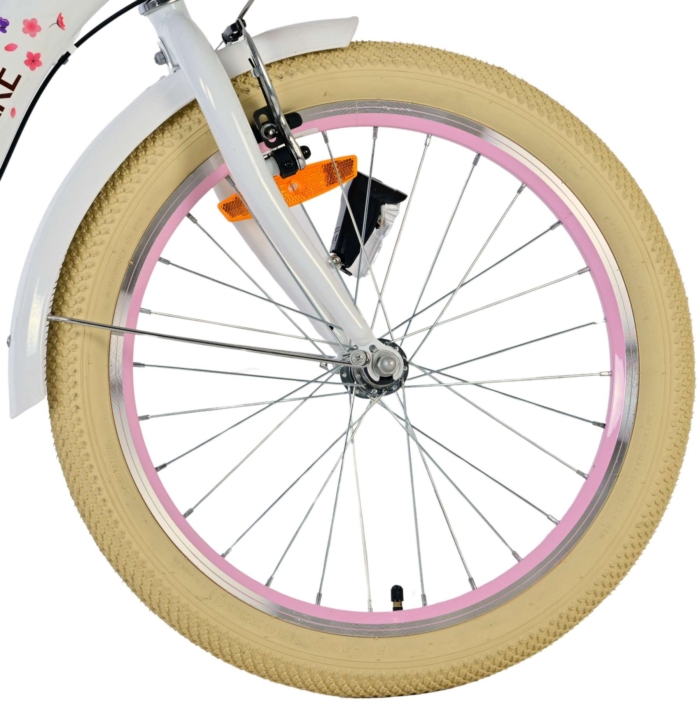 Volare Blossom Kinderfiets - Meisjes - 20 inch - Wit - Nexus 3 versnellingen - Afbeelding 3