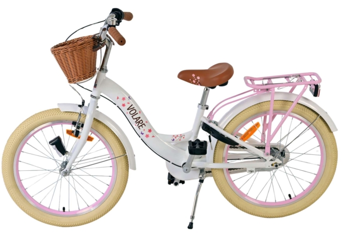 Volare Blossom Kinderfiets - Meisjes - 20 inch - Wit - Nexus 3 versnellingen - Afbeelding 8
