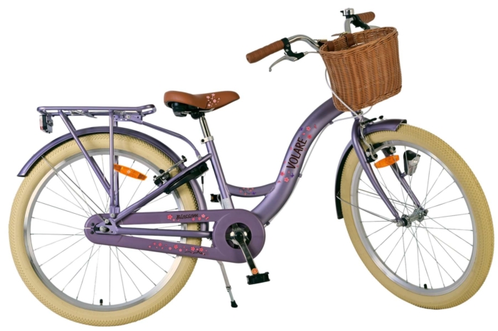 Volare Blossom Kinderfiets - Meisjes - 24 inch - Paars - Twee handremmen - Afbeelding 10