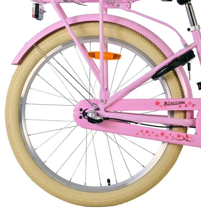 Volare Blossom Kinderfiets - Meisjes - 24 inch - Roze - 3 Versnellingen - Afbeelding 2