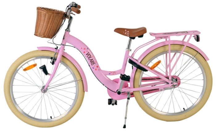 Volare Blossom Kinderfiets - Meisjes - 24 inch - Roze - 3 Versnellingen - Afbeelding 8