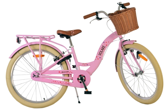 Volare Blossom Kinderfiets - Meisjes - 24 inch - Roze - Twee handremmen - Afbeelding 10