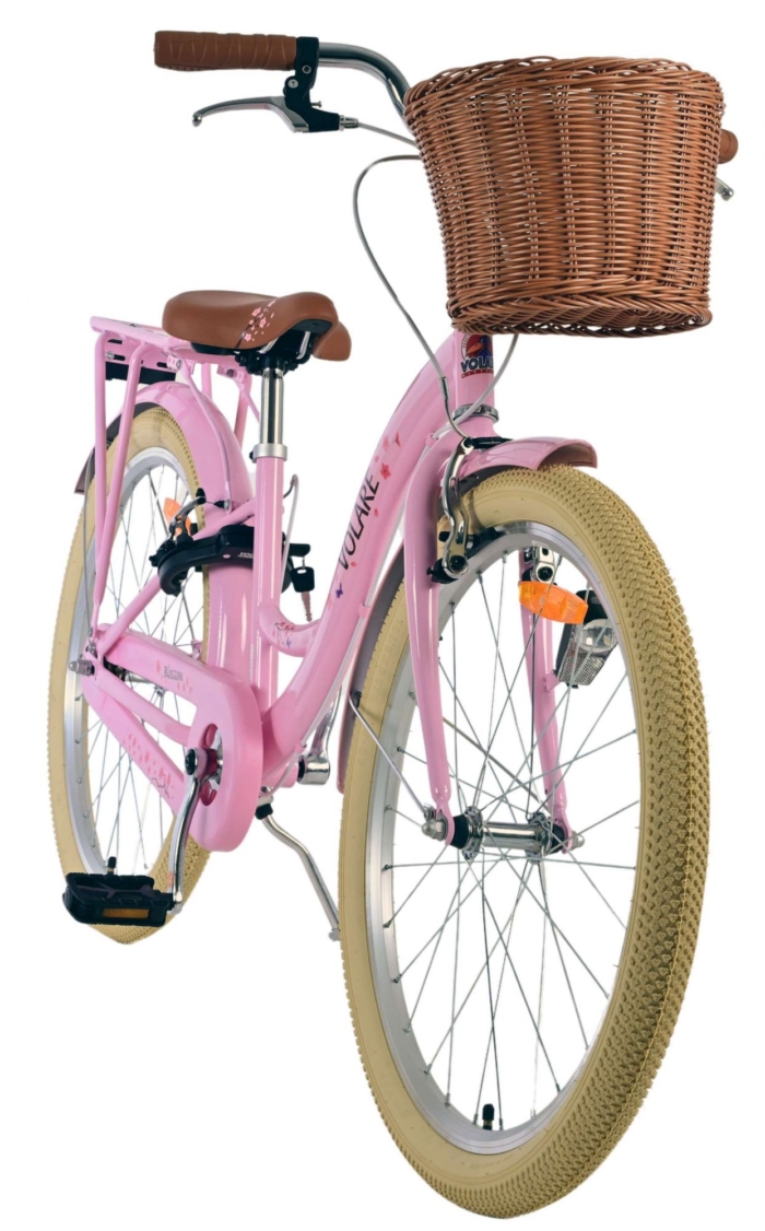 Volare Blossom Kinderfiets - Meisjes - 24 inch - Roze - Twee handremmen - Afbeelding 5