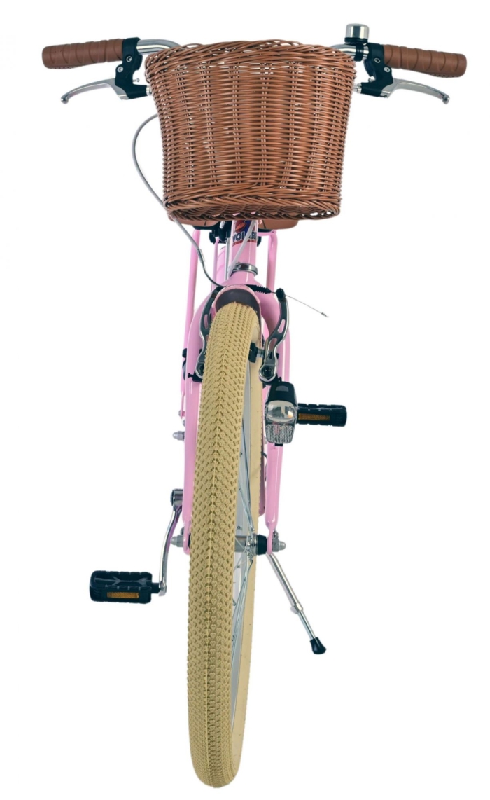 Volare Blossom Kinderfiets - Meisjes - 24 inch - Roze - Twee handremmen - Afbeelding 6
