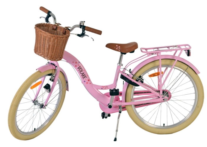 Volare Blossom Kinderfiets - Meisjes - 24 inch - Roze - Twee handremmen - Afbeelding 8