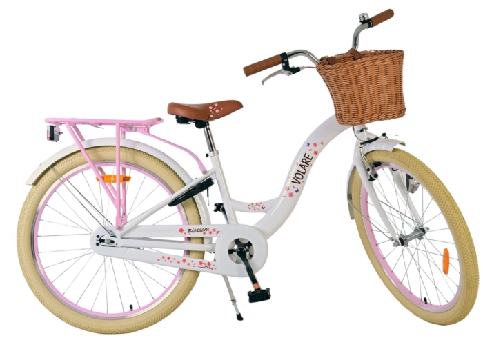 Volare Blossom Kinderfiets - Meisjes - 24 inch - Wit - Afbeelding 10