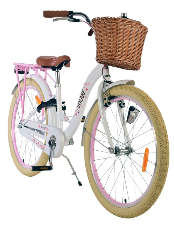 Volare Blossom Kinderfiets - Meisjes - 24 inch - Wit - Afbeelding 5