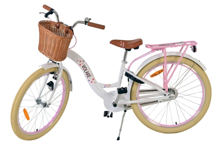 Volare Blossom Kinderfiets - Meisjes - 24 inch - Wit - Afbeelding 8