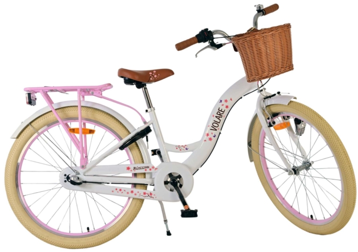 Volare Blossom Kinderfiets - Meisjes - 24 inch - Wit - 3 Versnellingen - Afbeelding 9