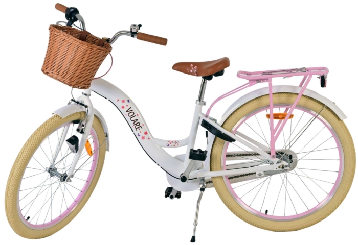 Volare Blossom Kinderfiets - Meisjes - 24 inch - Wit - 3 Versnellingen - Afbeelding 10