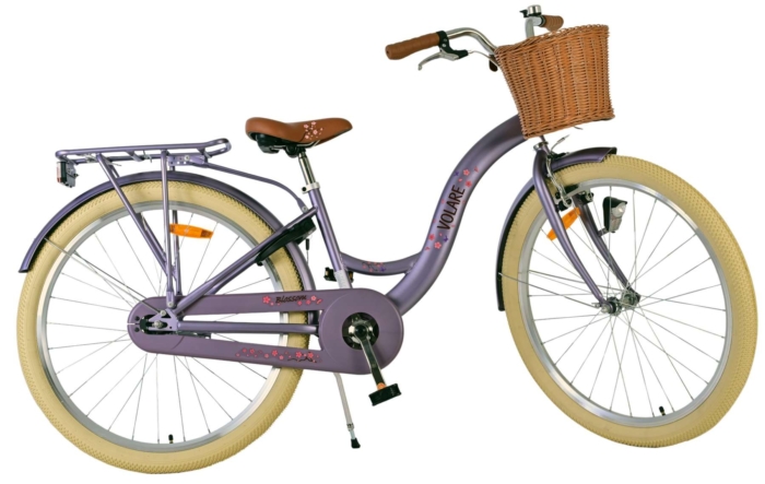 Volare Blossom Kinderfiets - Meisjes - 26 inch - Paars - Afbeelding 2