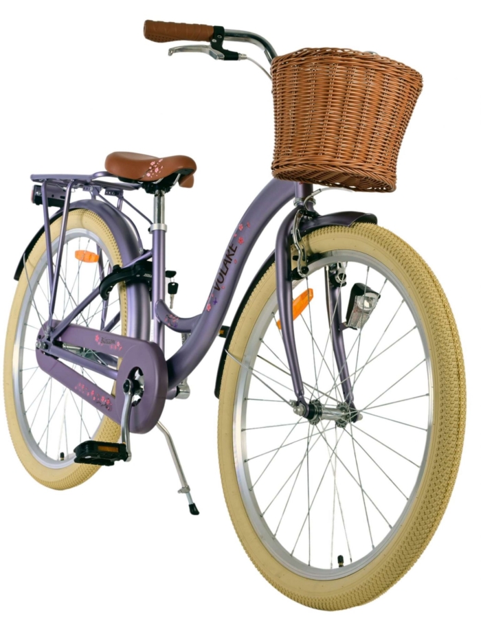 Volare Blossom Kinderfiets - Meisjes - 26 inch - Paars - Afbeelding 7