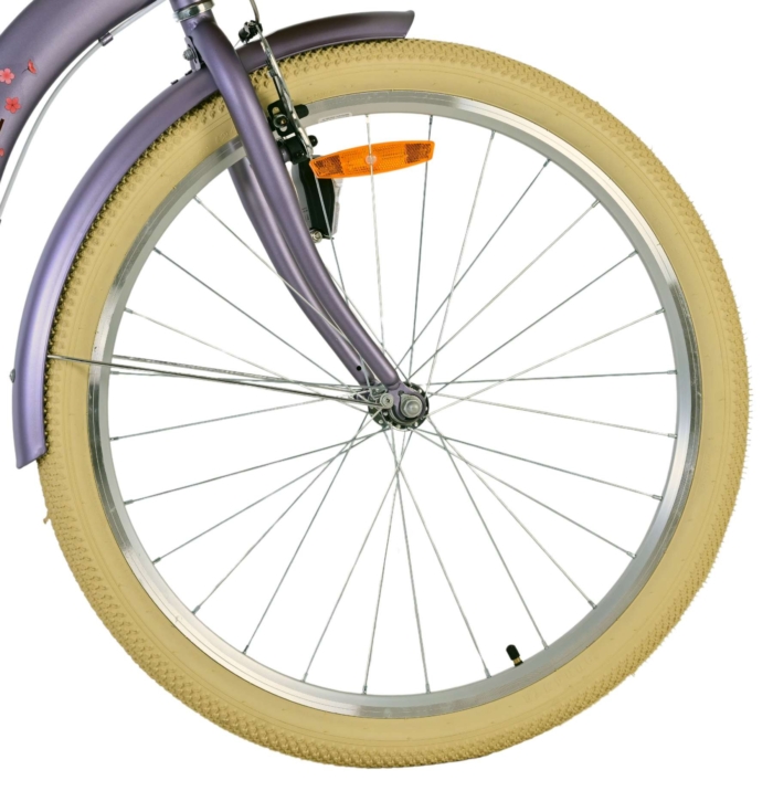 Volare Blossom Kinderfiets - Meisjes - 26 inch - Paars - Twee handremmen - Afbeelding 6