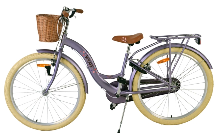 Volare Blossom Kinderfiets - Meisjes - 26 inch - Paars - Twee handremmen - Afbeelding 10