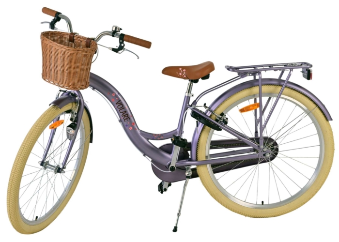 Volare Blossom Kinderfiets - Meisjes - 26 inch - Paars - Twee handremmen - Afbeelding 11