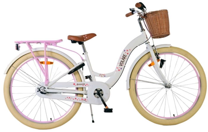 Volare Blossom Kinderfiets - Meisjes - 26 inch - Wit - Nexus 3 versnellingen - Afbeelding 2