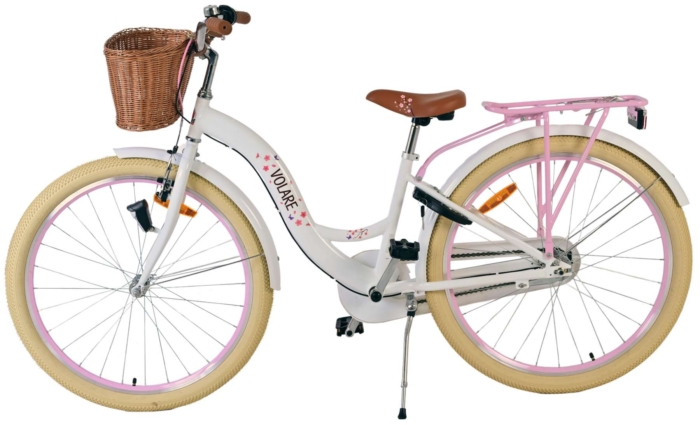 Volare Blossom Kinderfiets - Meisjes - 26 inch - Wit - Nexus 3 versnellingen - Afbeelding 10