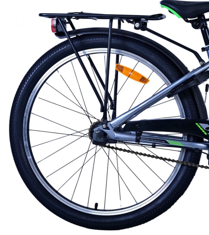 Volare Cross Kinderfiets - Jongens - 24 inch - donker Grijs- 3 versnellingen - Afbeelding 2