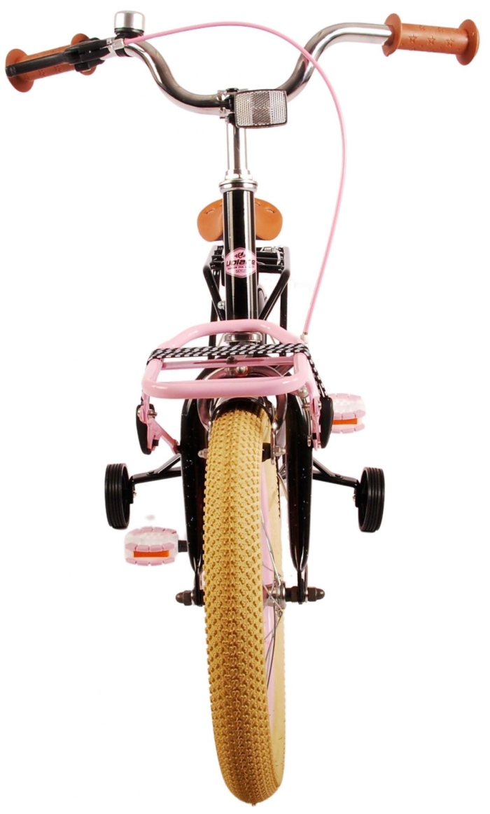 Volare Excellent Kinderfiets - Meisjes - 16 inch - Zwart - 95% afgemonteerd - Afbeelding 11