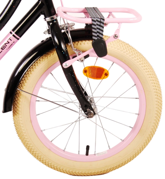 Volare Excellent Kinderfiets - Meisjes - 16 inch - Zwart - 95% afgemonteerd - Afbeelding 5