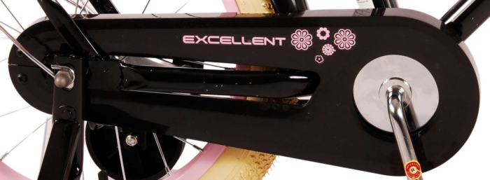 Volare Excellent Kinderfiets - Meisjes - 16 inch - Zwart - 95% afgemonteerd - Afbeelding 6