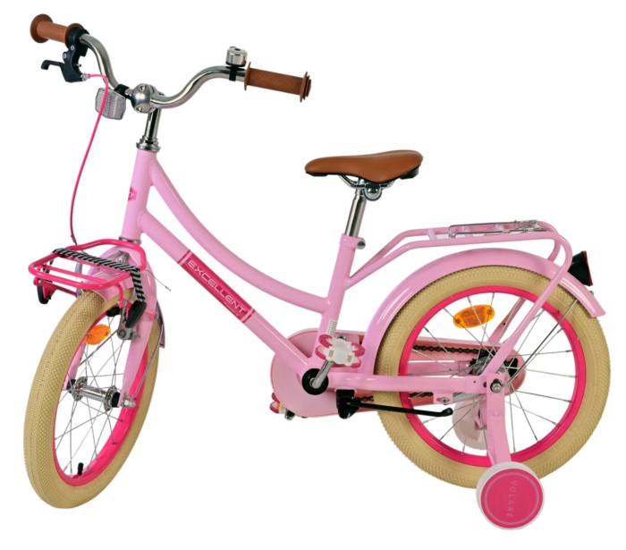 Volare Excellent Kinderfiets - Meisjes - 16 inch - Roze - 95% afgemonteerd - Afbeelding 9