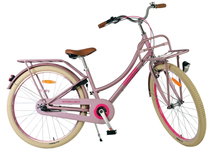 Volare Excellent Kinderfiets - Meisjes - 26 inch - Mat Roze - 3 versnellingen - Afbeelding 11