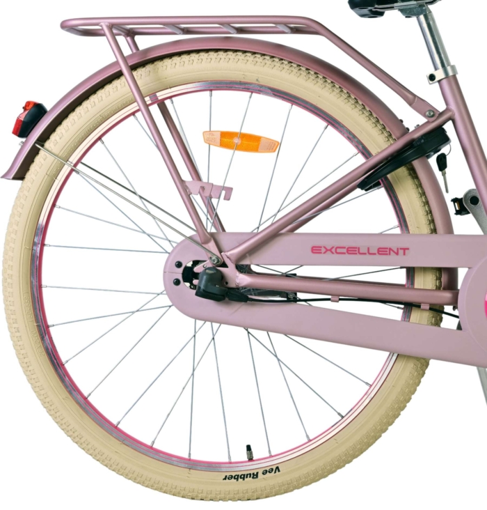 Volare Excellent Kinderfiets - Meisjes - 26 inch - Mat Roze - 3 versnellingen - Afbeelding 2