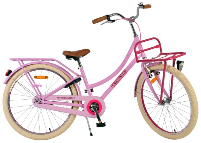 Volare Excellent Kinderfiets - Meisjes - 24 inch - Roze - Afbeelding 2