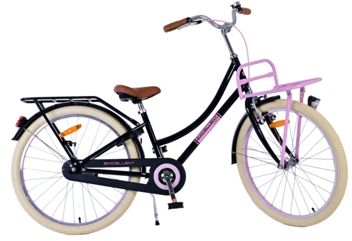 Volare Excellent Kinderfiets - Meisjes - 24 inch - Zwart - Afbeelding 2