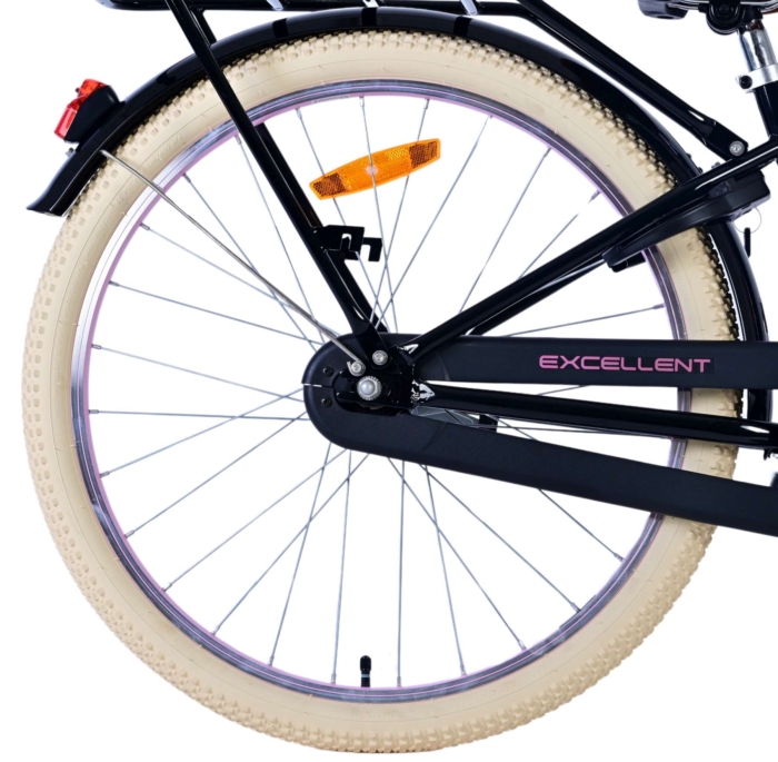 Volare Excellent Kinderfiets - Meisjes - 24 inch - Zwart - Afbeelding 10