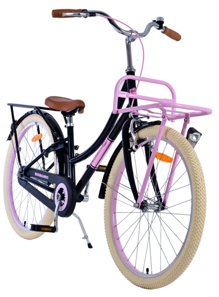 Volare Excellent Kinderfiets - Meisjes - 24 inch - Zwart - Afbeelding 7