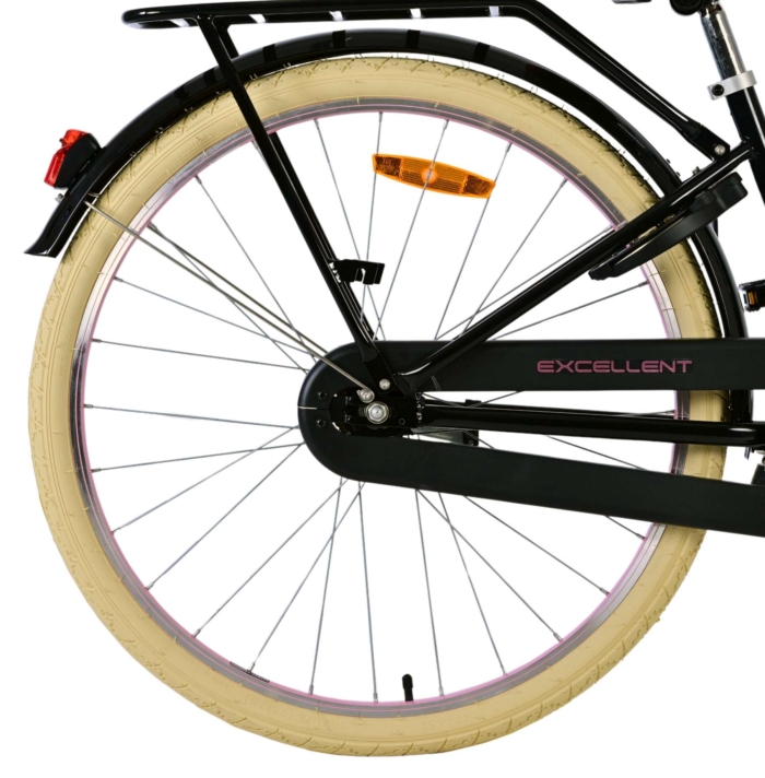 Volare Excellent Kinderfiets - Meisjes - 26 inch - Zwart - Afbeelding 10