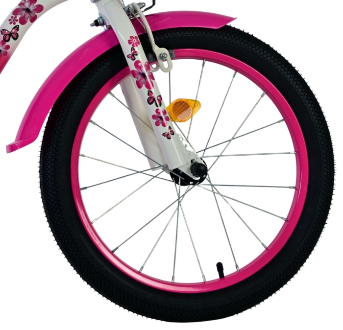 Volare Lovely Kinderfiets - Meisjes - 18 inch - Roze Wit - Afbeelding 3