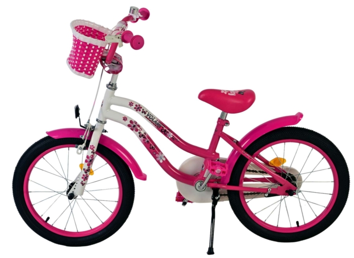 Volare Lovely Kinderfiets - Meisjes - 18 inch - Roze Wit - Afbeelding 7